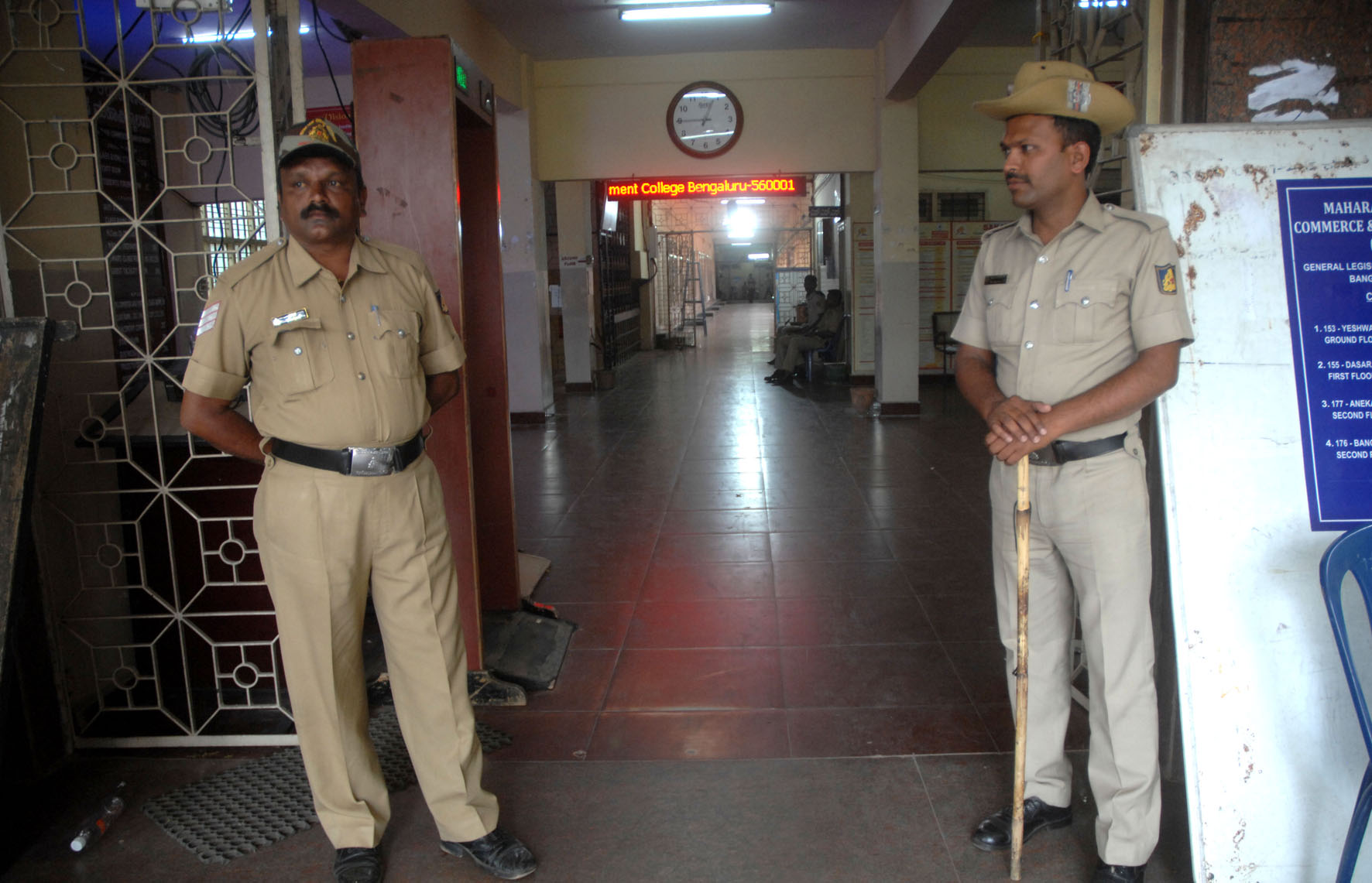 ಮೇ 15ರಂದು ಮತ ಎಣಿಕೆ: ಸ್ಟ್ರಾಂಗ್ ರೂಂಗಳಿಗೆ ಪೊಲೀಸ್ ಸರ್ಪಗಾವಲು